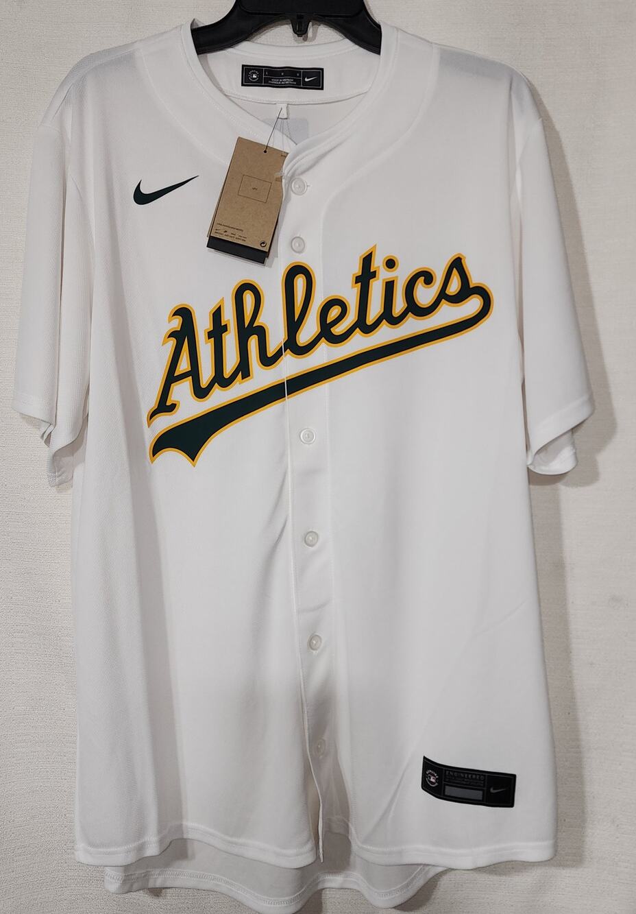 Athletics Nike Home jersey men's Large